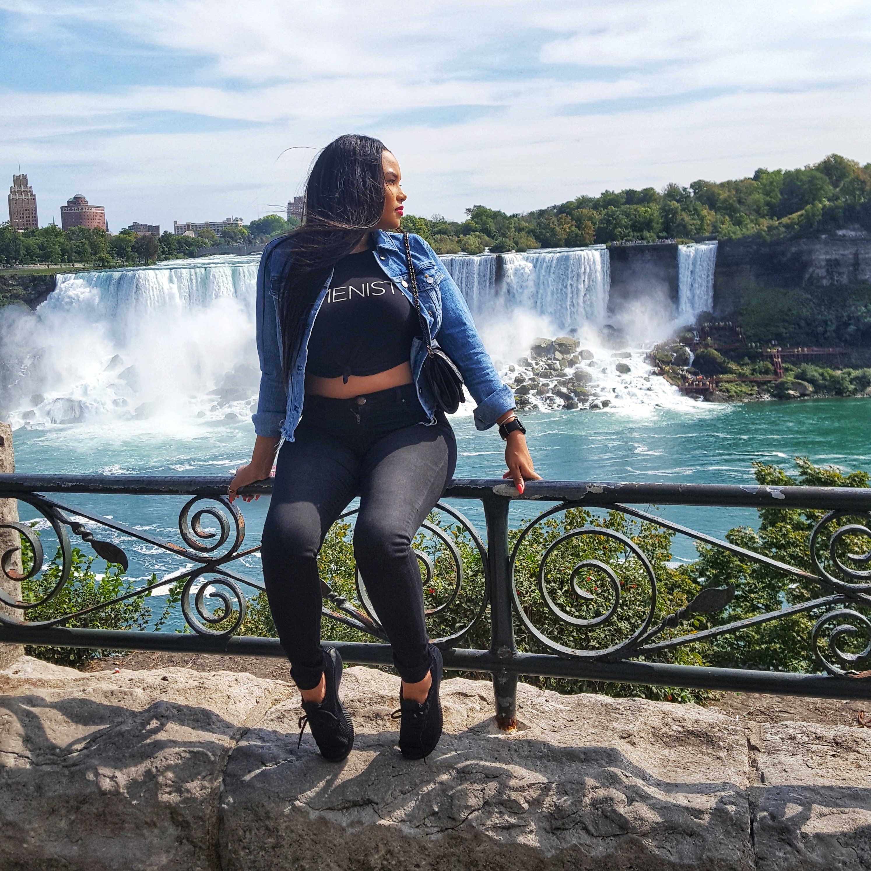 Leanna Ryce at Niagara Falls, Ontario, Canada.